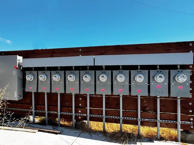 a view of a car garage