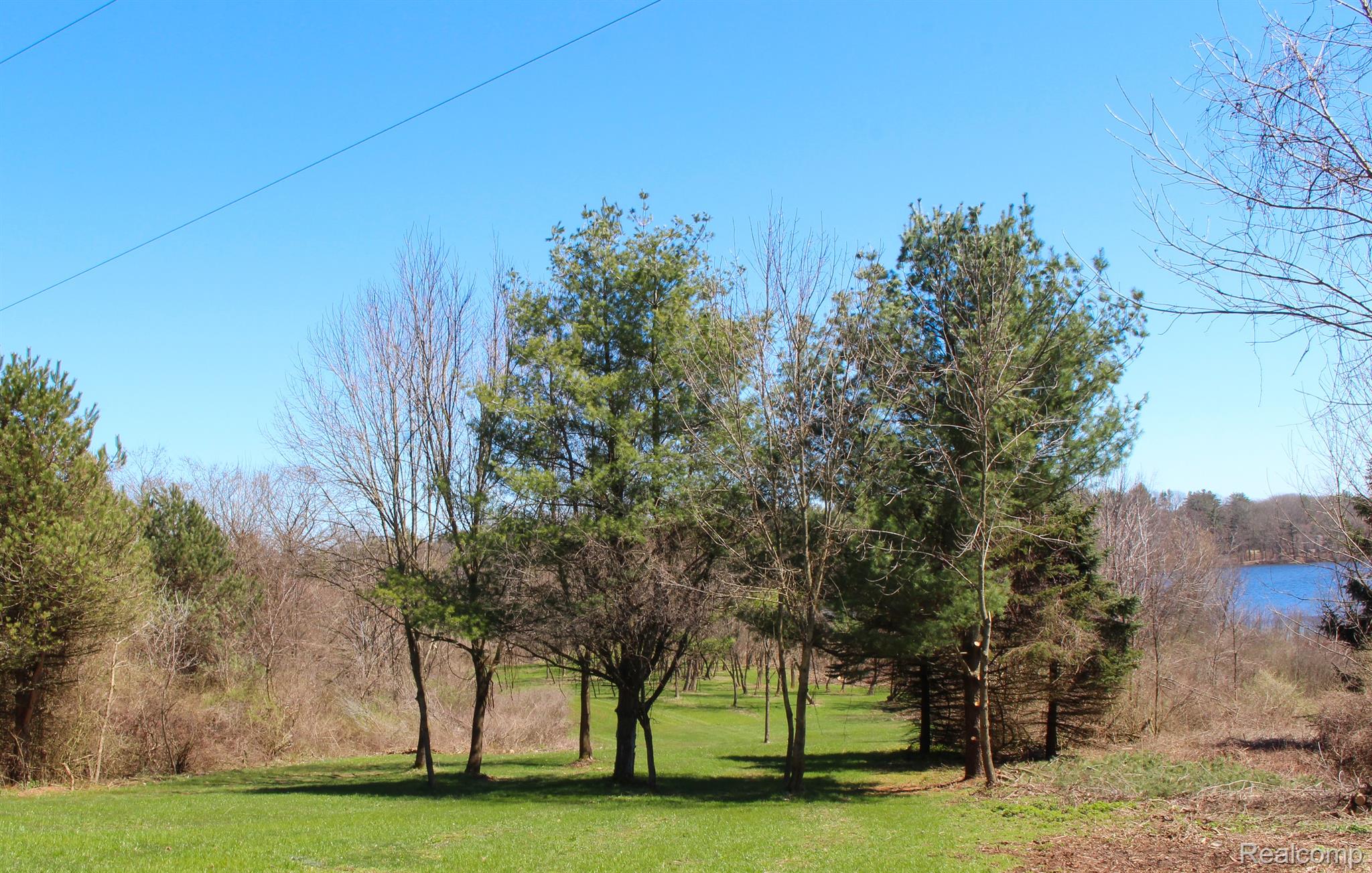 5380 Hagerman Road Leonard, MI 48367 - Photo 25 of 38 Lake view from top of property