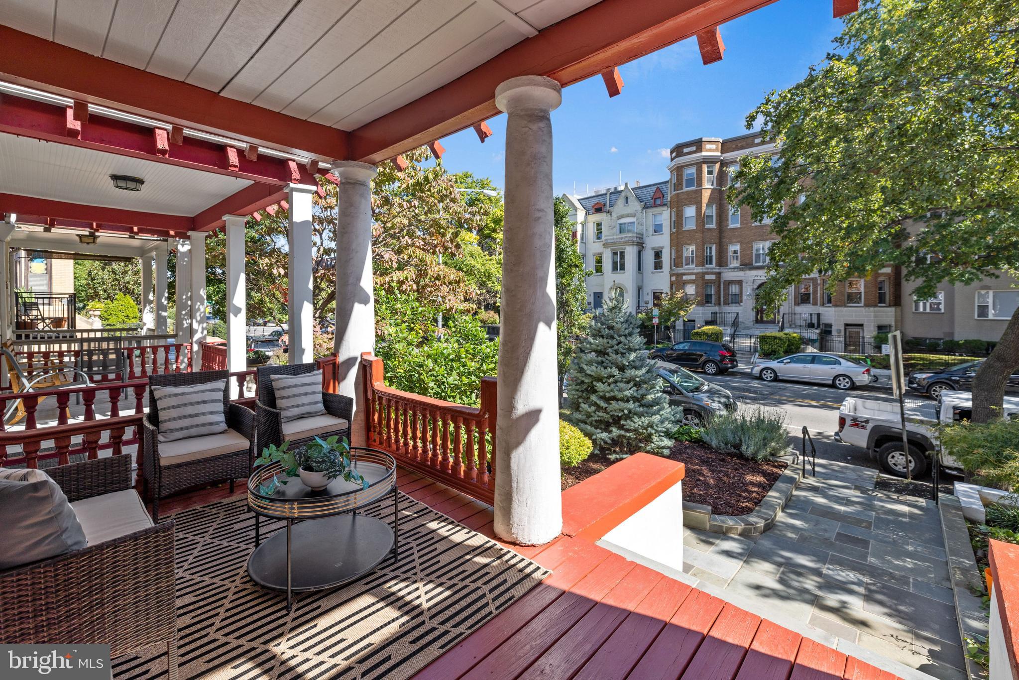 2530 13th Street Northwest Washington, DC 20009 - Photo 3 of 33 a outdoor living space with patio furniture and potted plants