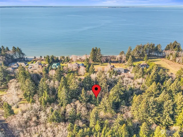 a view of city and ocean