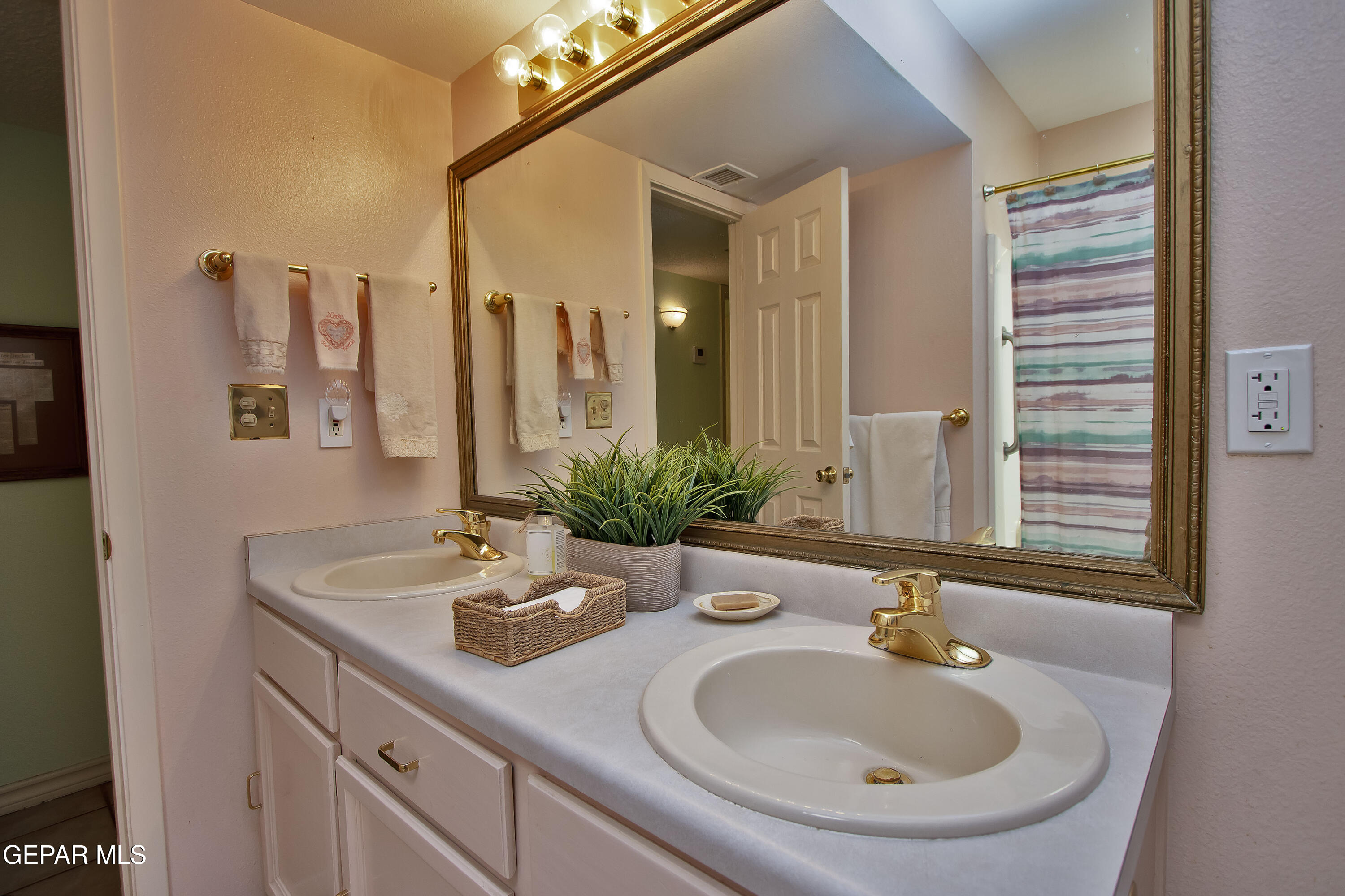 116 North Trevino Road Santa Teresa, NM 88008 - Photo 51 of 77 a bathroom with a sink and a mirror