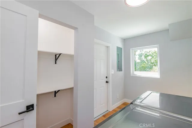 a room with a window