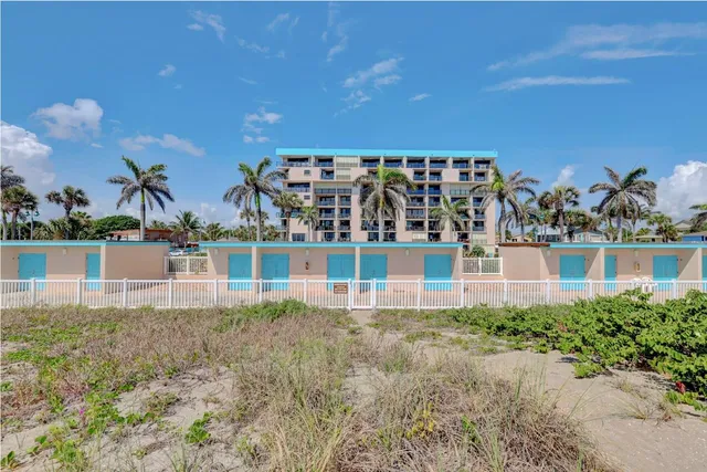 an aerial view of residential building with outdoor space