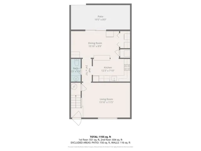 a picture of a bench in front of a wall