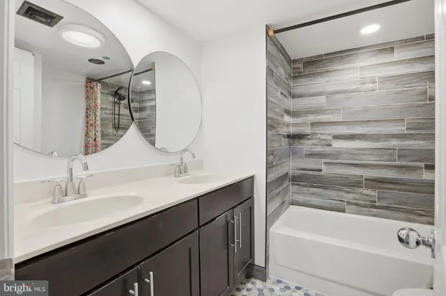 a view of a swimming pool with a yard