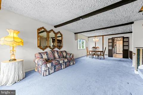 a view of a storage room with lots of furniture