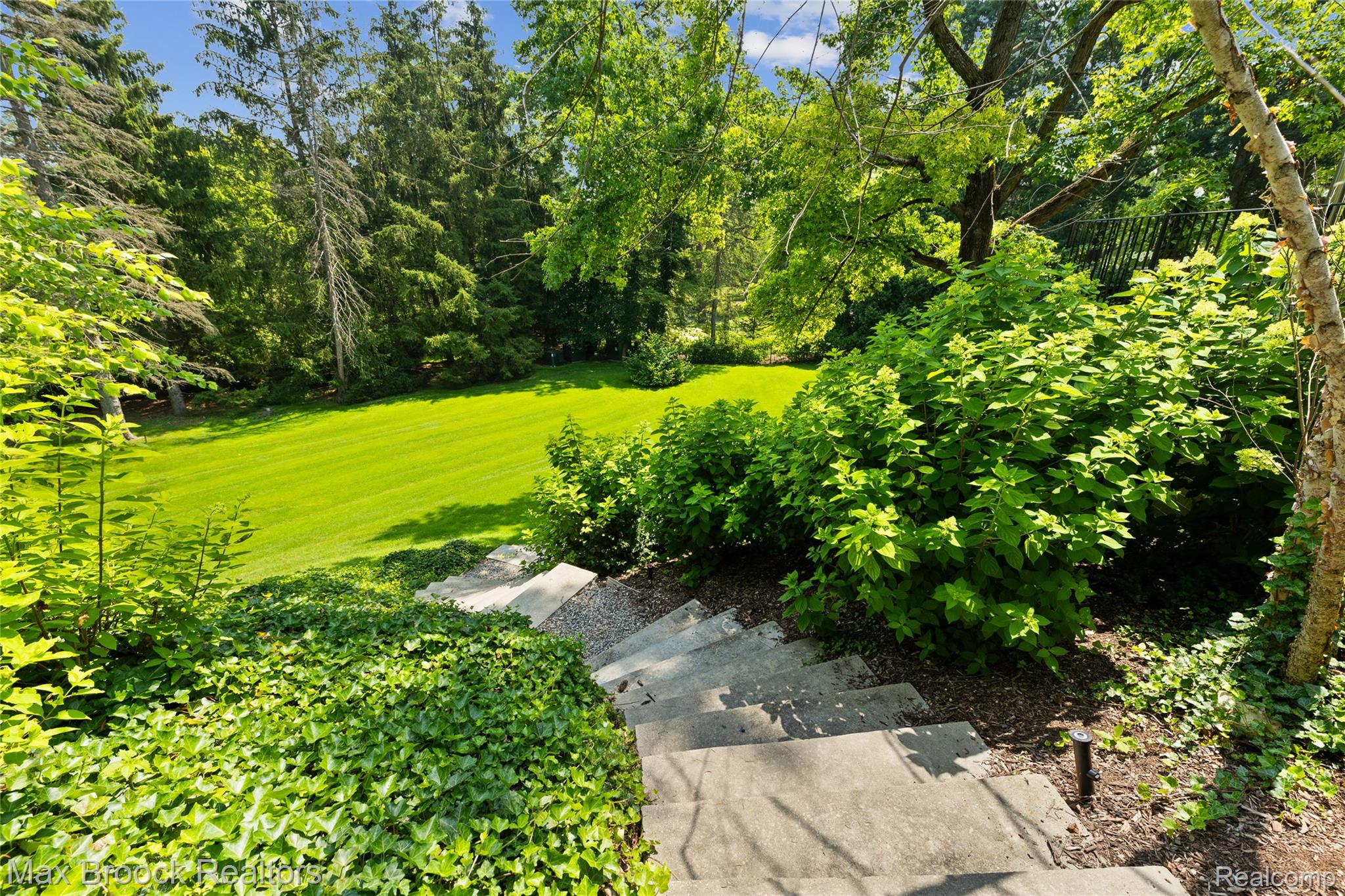 375 Dunston Road Bloomfield Hills, MI 48304 - Photo 54 of 59 Stairs to Backyard