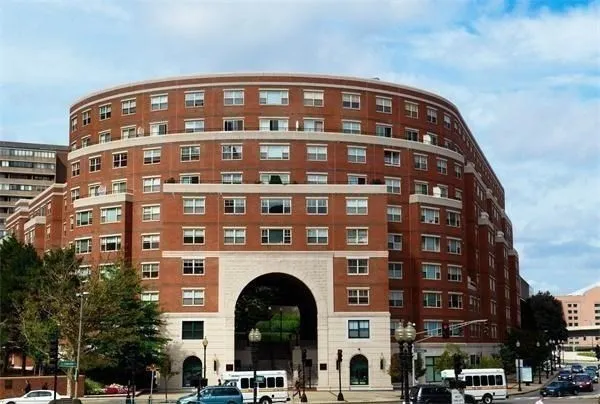 a front view of a building