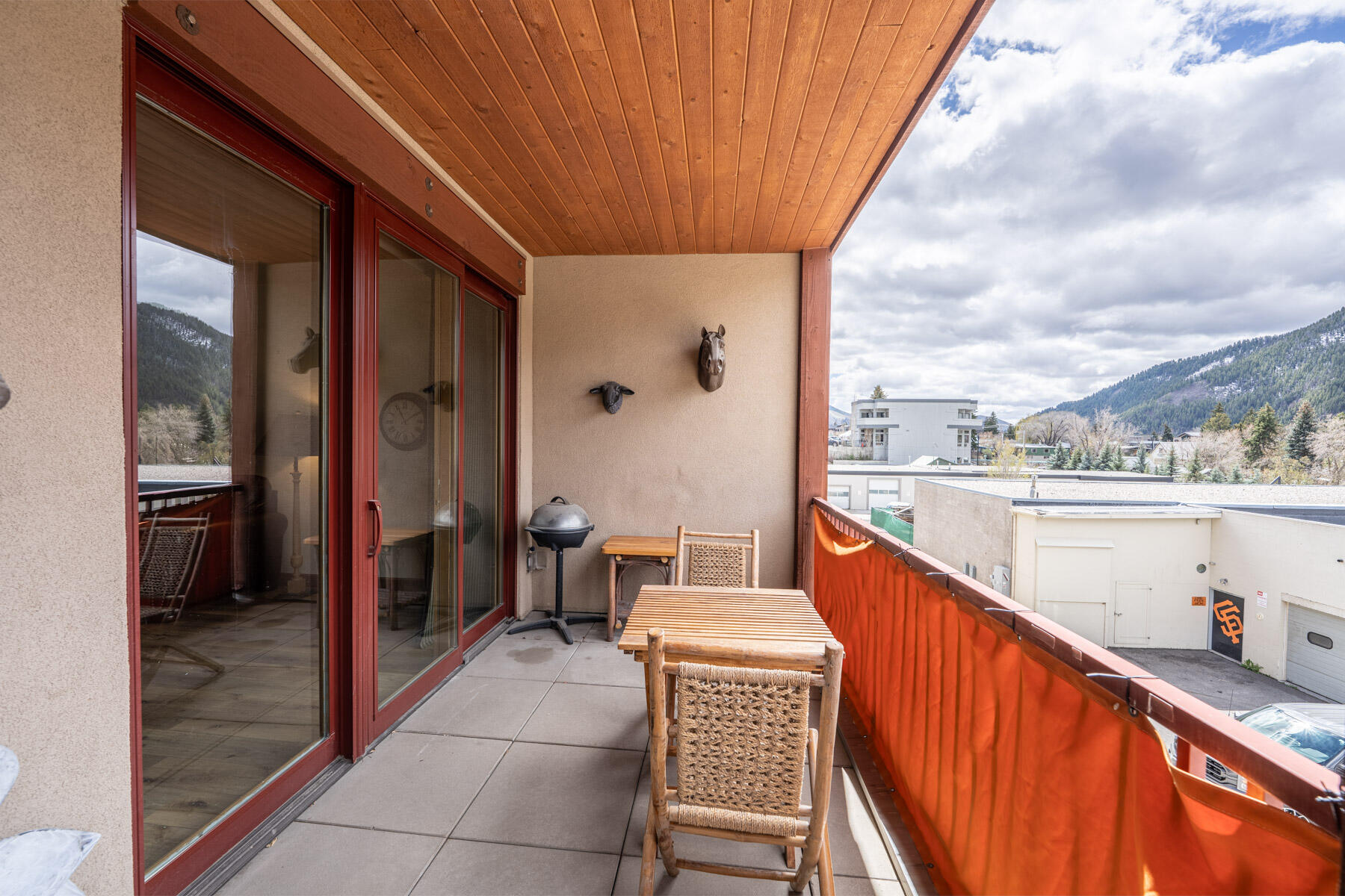 360 9th Street East, Unit 12 Ketchum, ID 83340 - Photo 14 of 19 Deck with Baldy Views