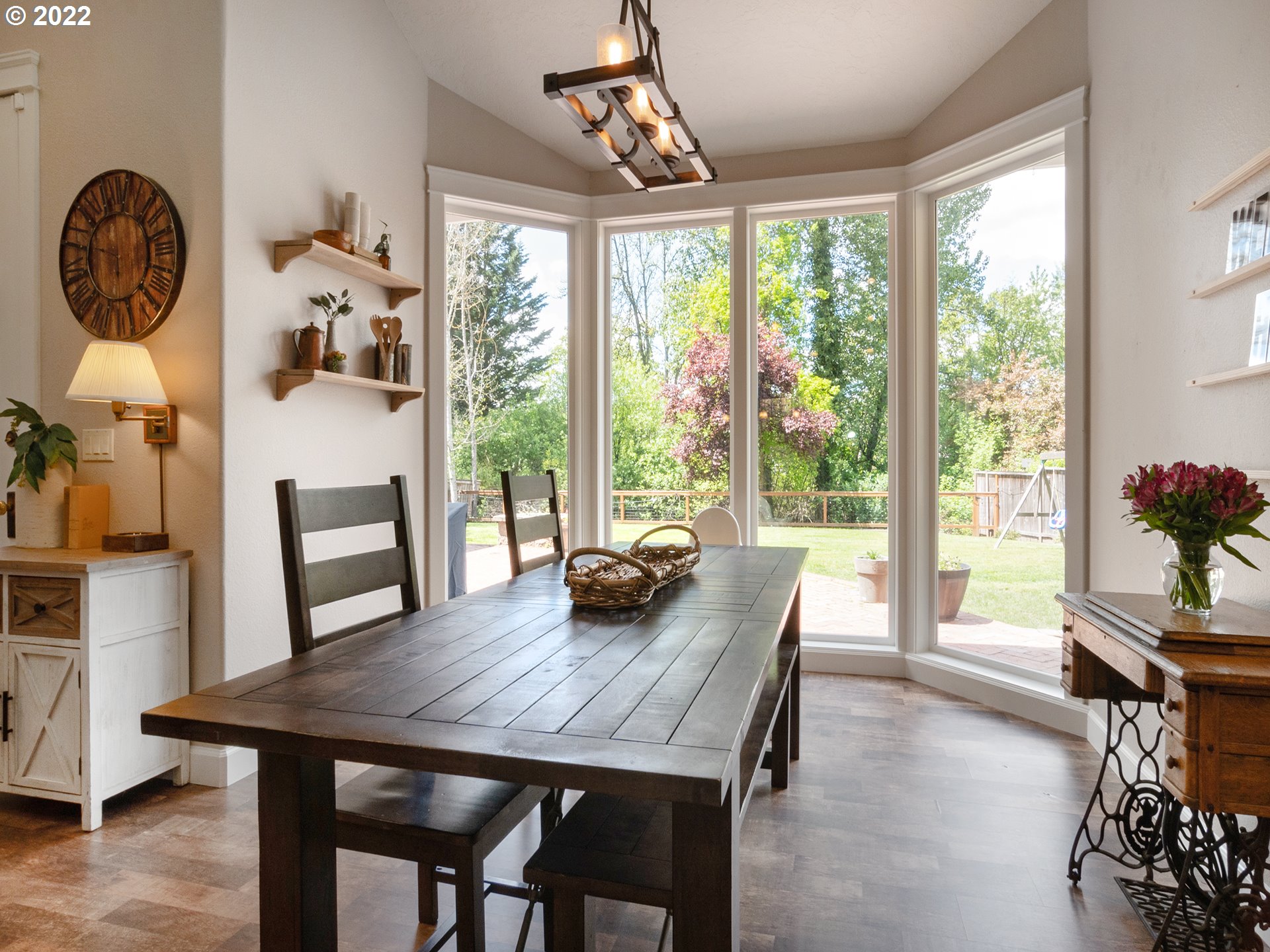 2258 33rd Street Springfield, OR 97477 - Photo 8 of 32 a view of a dining room with furniture window and outside view