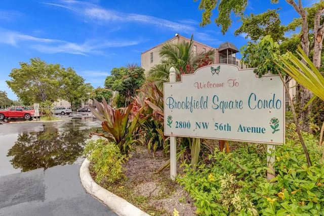 a sign on the side of a building