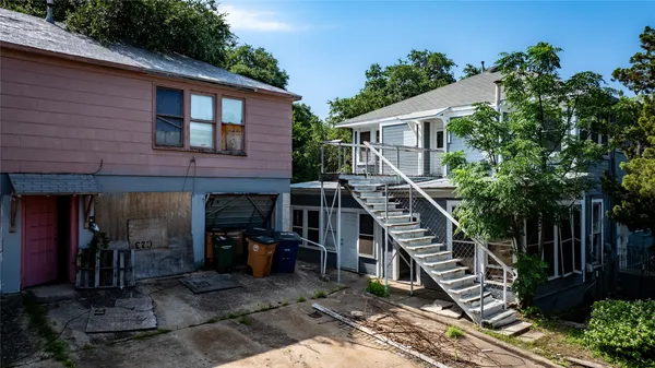 a front view of a house with balcony