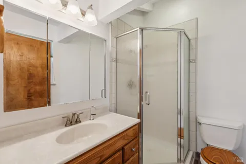 a view of a house with a tree in front of it