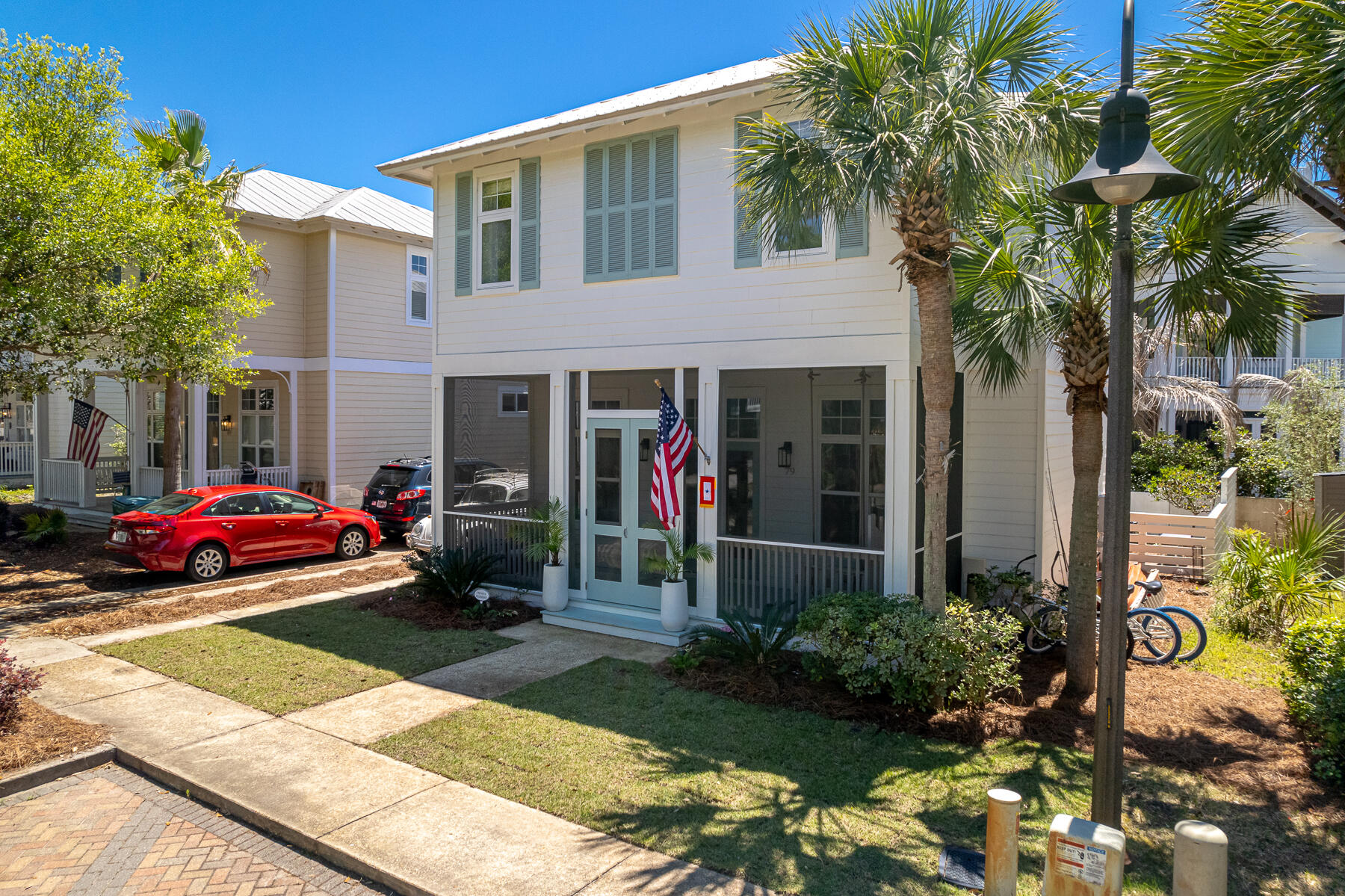 79 Redfish Circle Santa Rosa Beach, FL 32459 - Photo 26 of 33 a front view of a house with garden