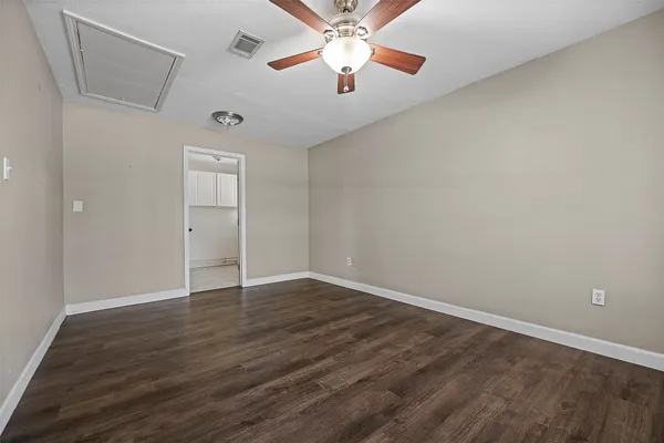 wooden floor in an empty room
