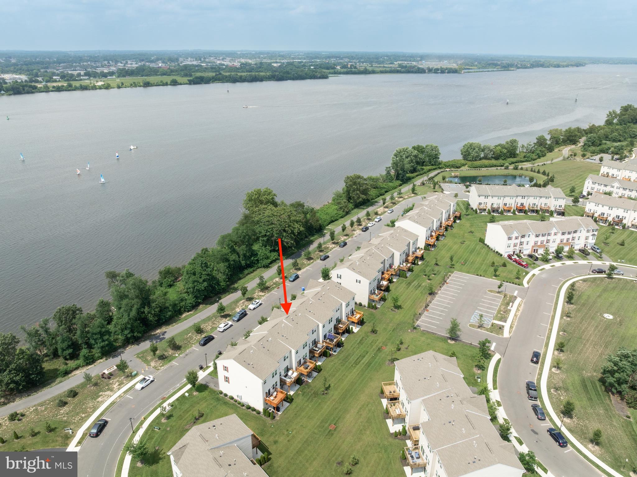 177 Nathan Drive Cinnaminson, NJ 08077 - Photo 38 of 42 an aerial view of a house with a lake view