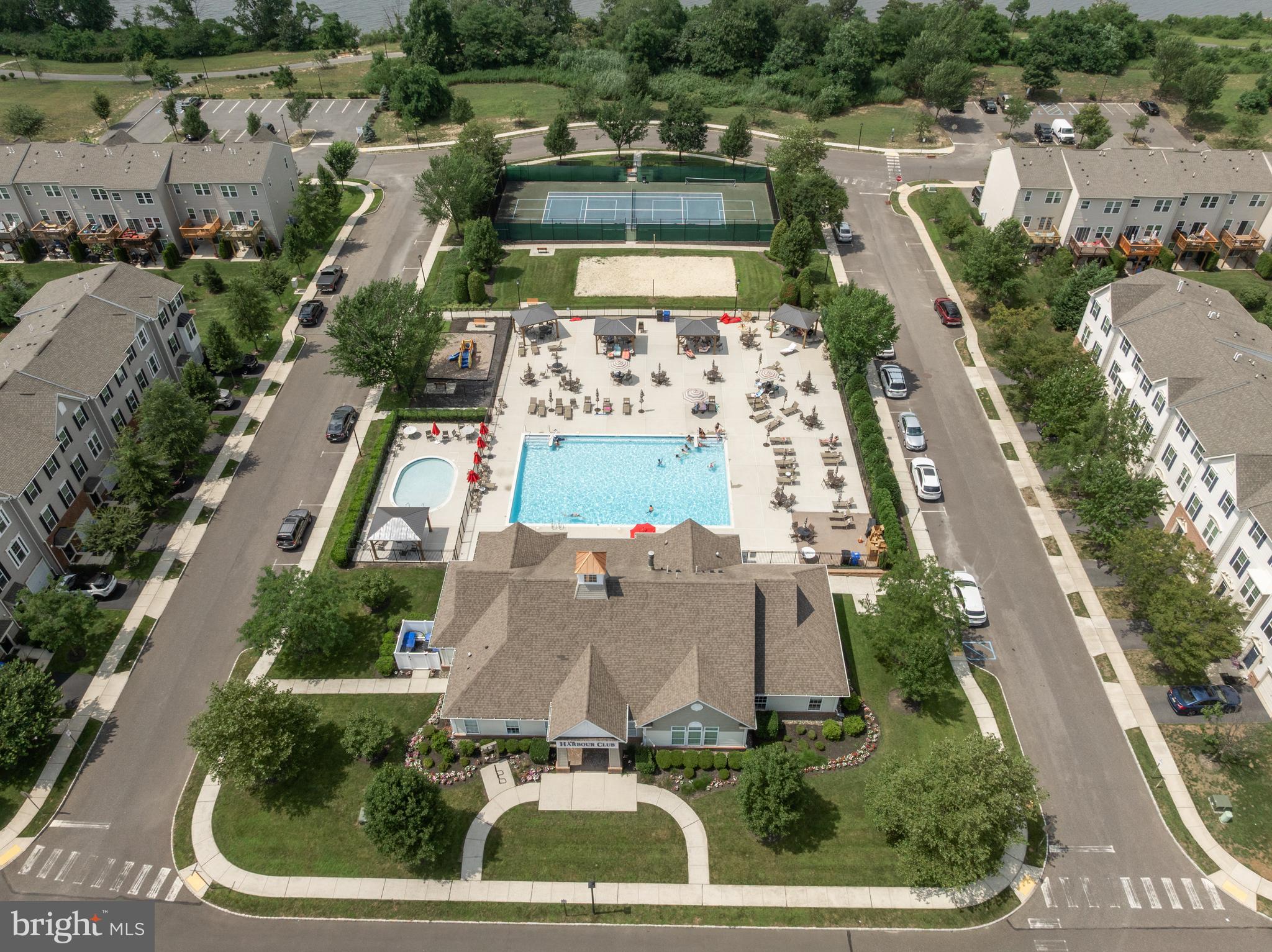 177 Nathan Drive Cinnaminson, NJ 08077 - Photo 39 of 42 an aerial view of a house with outdoor space and lake view