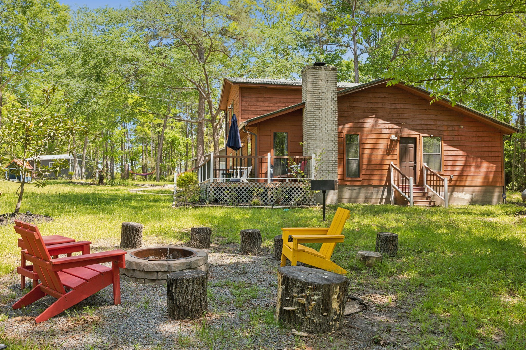 10 Boat Launch Road Point Blank, TX 77364 - Photo 24 of 27 MAIN HOUSE FIREPIT