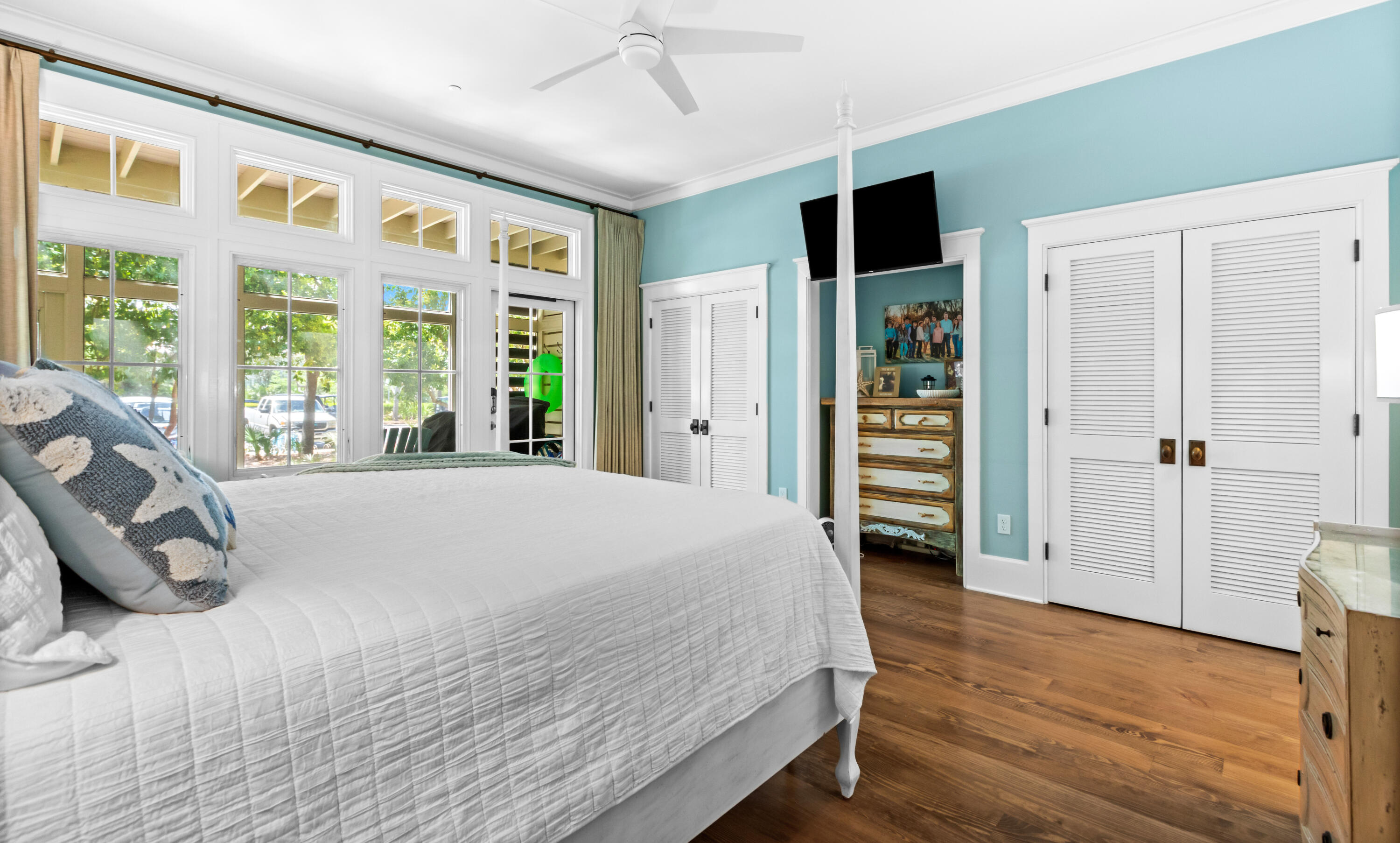 1660 East County Highway 30A, Unit 101 Santa Rosa Beach, FL 32459 - Photo 17 of 67 a spacious bedroom with a large bed and a large window