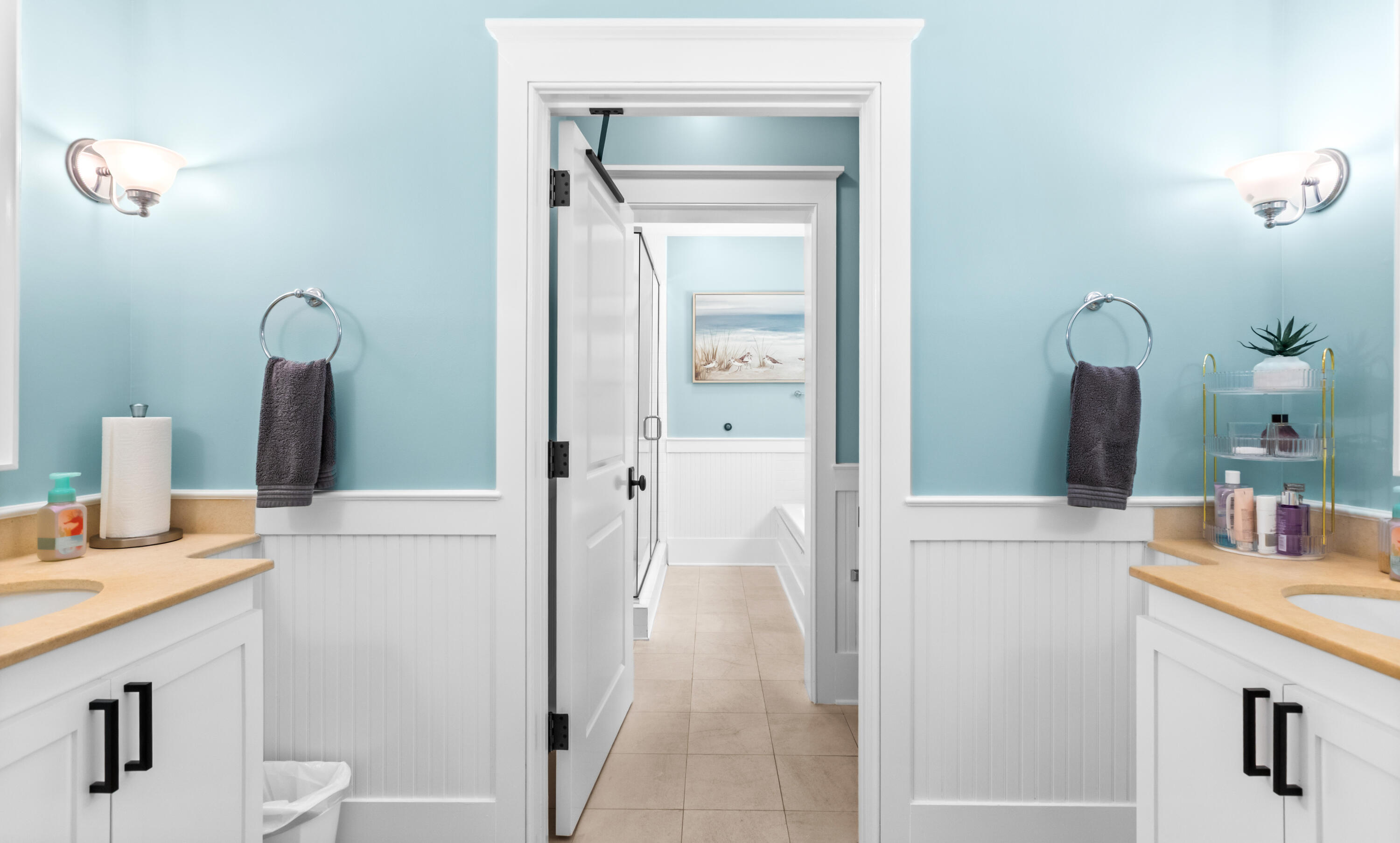 1660 East County Highway 30A, Unit 101 Santa Rosa Beach, FL 32459 - Photo 18 of 67 a bathroom with a sink and a mirror