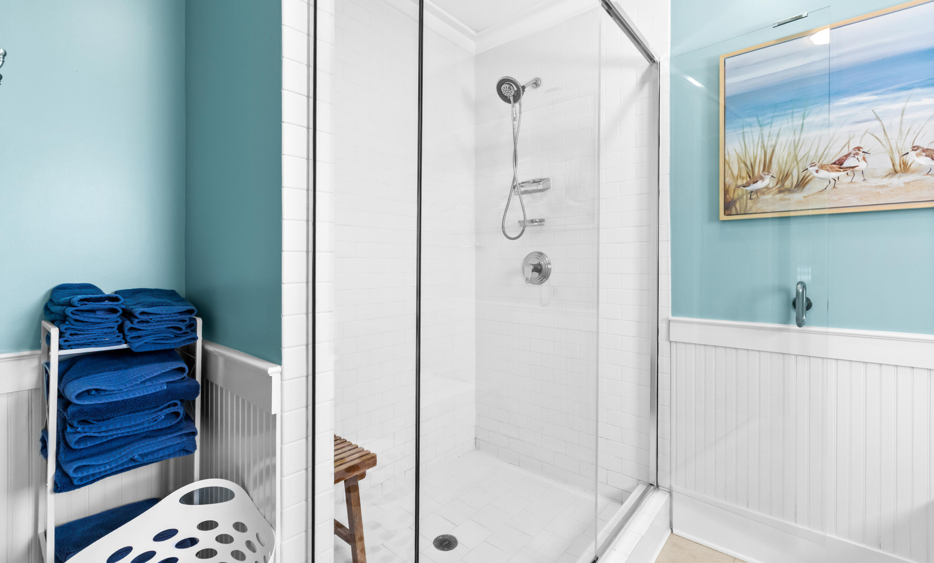 1660 East County Highway 30A, Unit 101 Santa Rosa Beach, FL 32459 - Photo 24 of 67 a bathroom with a bathtub and a shower