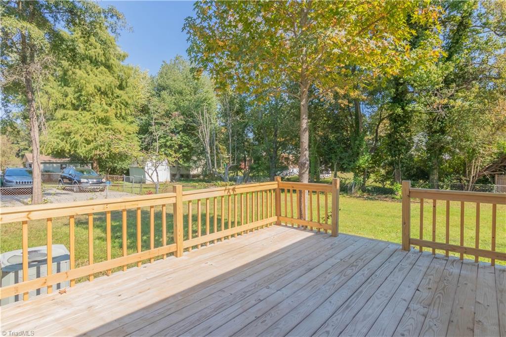 3206 Dillon Road Jamestown, NC 27282 - Photo 24 of 30 Back deck facing out into the back yard.