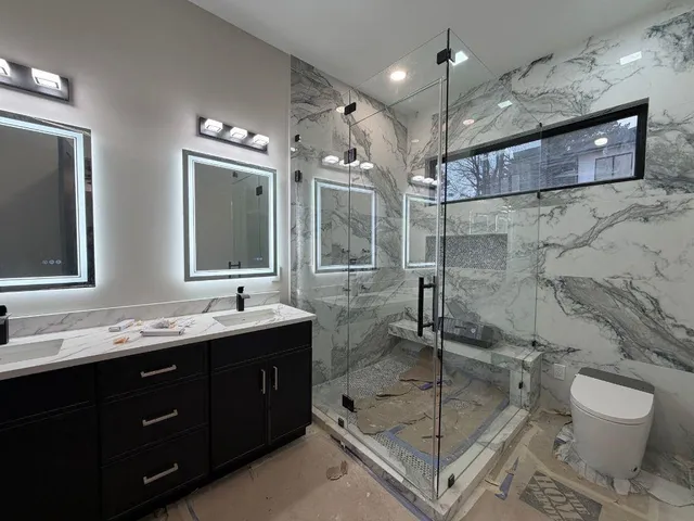 a view of a street sign