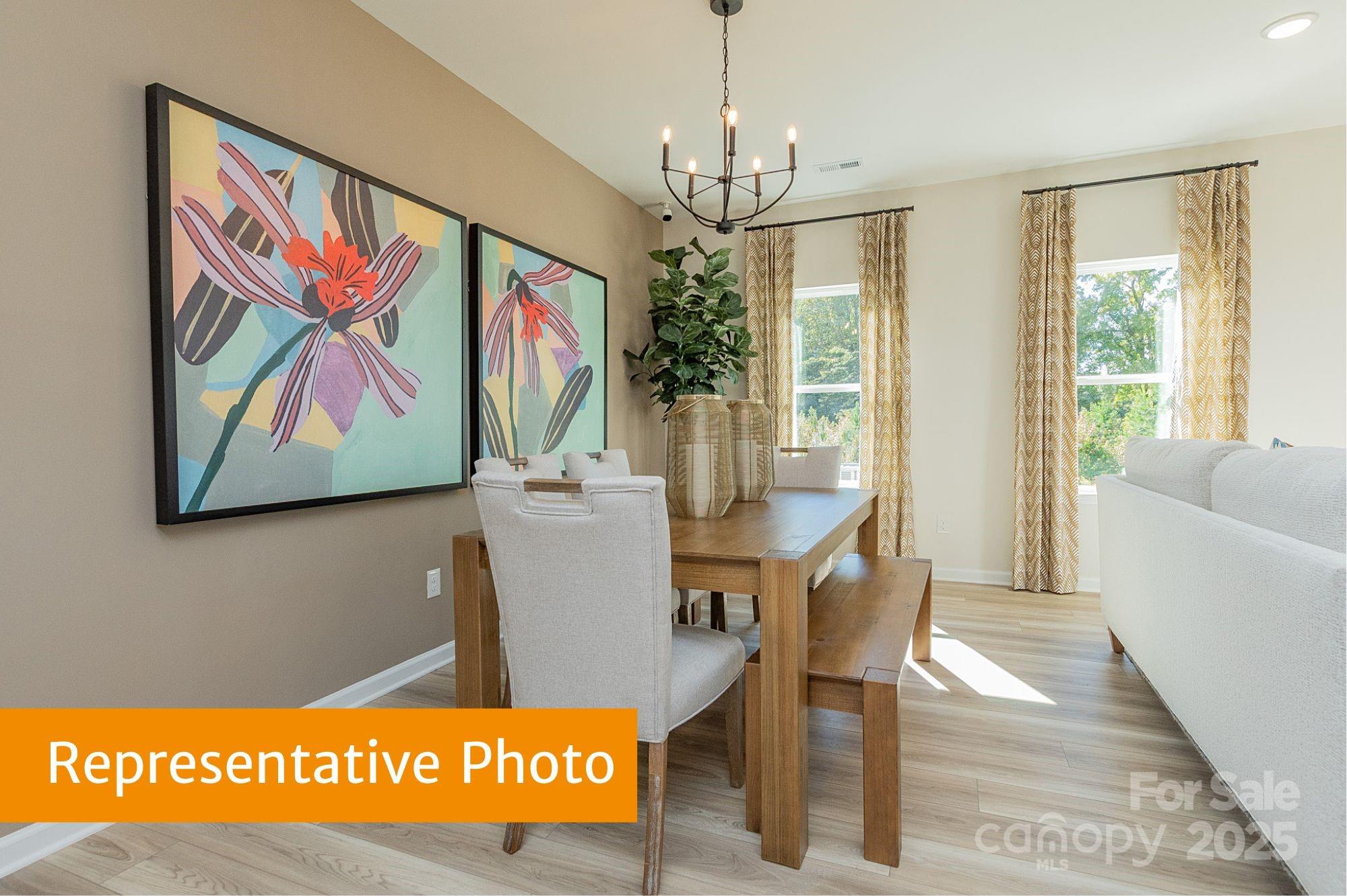 6037 Jasmine Br Road Charlotte, NC 28216 - Photo 18 of 33 a view of a furniture window in an empty room