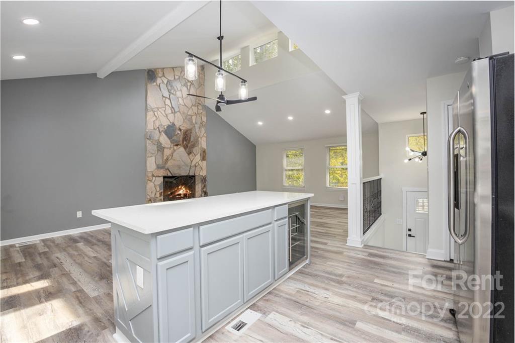 9501 Fairway Ridge Road Charlotte, NC 28277 - Photo 12 of 26 a view of a kitchen center island and stainless steel appliances