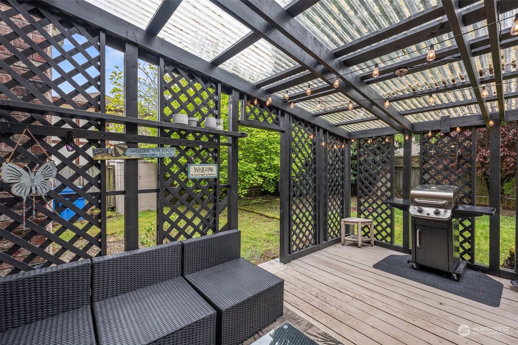 66 Bonney Street Steilacoom, WA 98388 - Photo 37 of 40 a balcony view with a seating space