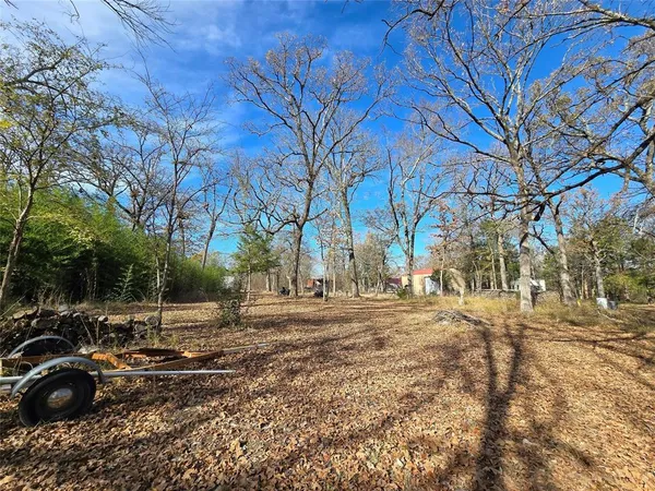 a view of road with trees