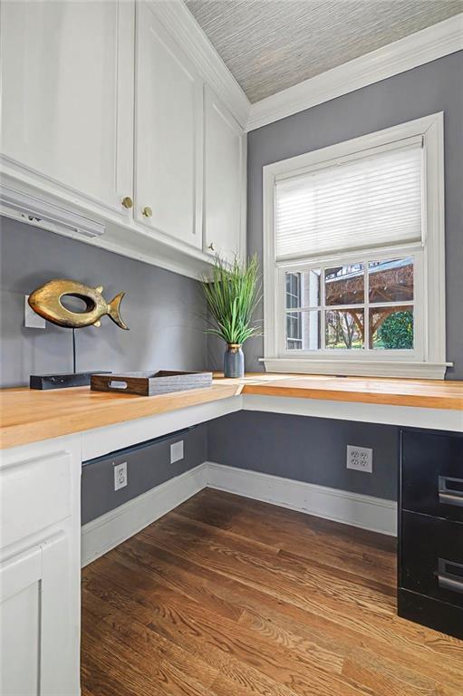 3819 North Stratford Road Northeast Atlanta, GA 30342 - Photo 23 of 48 a kitchen with a sink and a wooden floor