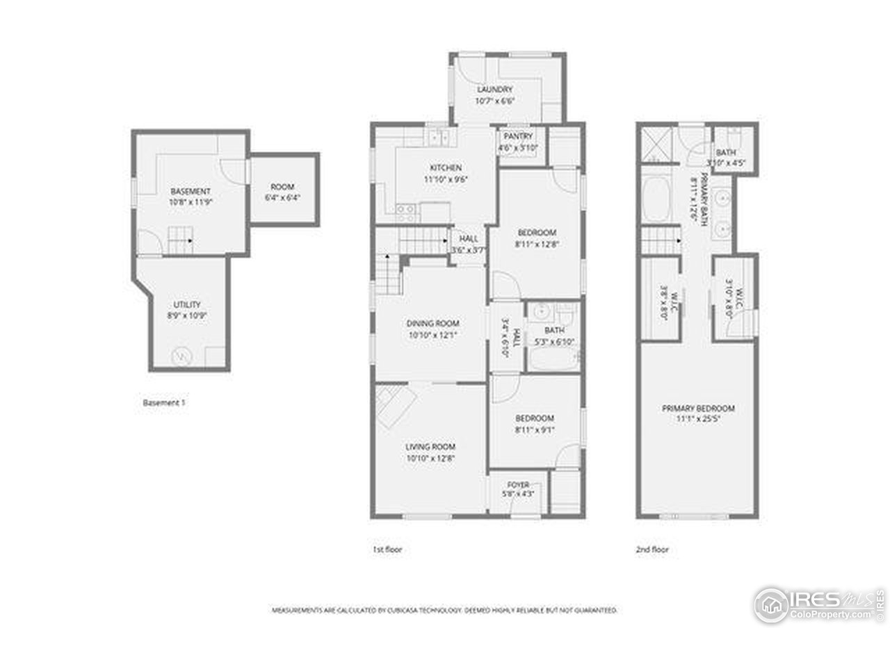 3001 North High Street Denver, CO 80205 - Photo 30 of 33 floor plan - all three levels