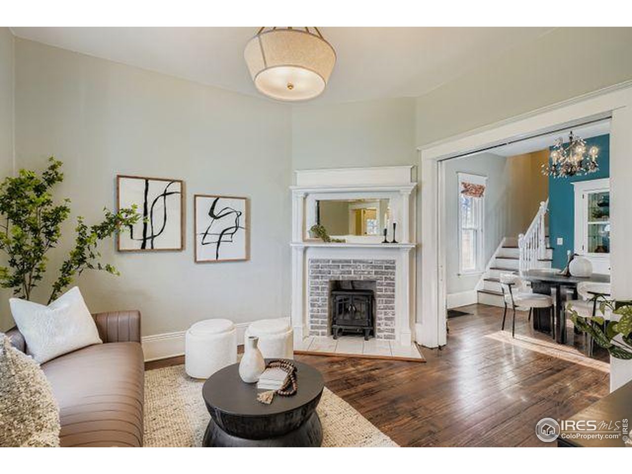 3001 North High Street Denver, CO 80205 - Photo 6 of 33 living room - main level