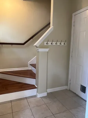 a view of entryway with stairs