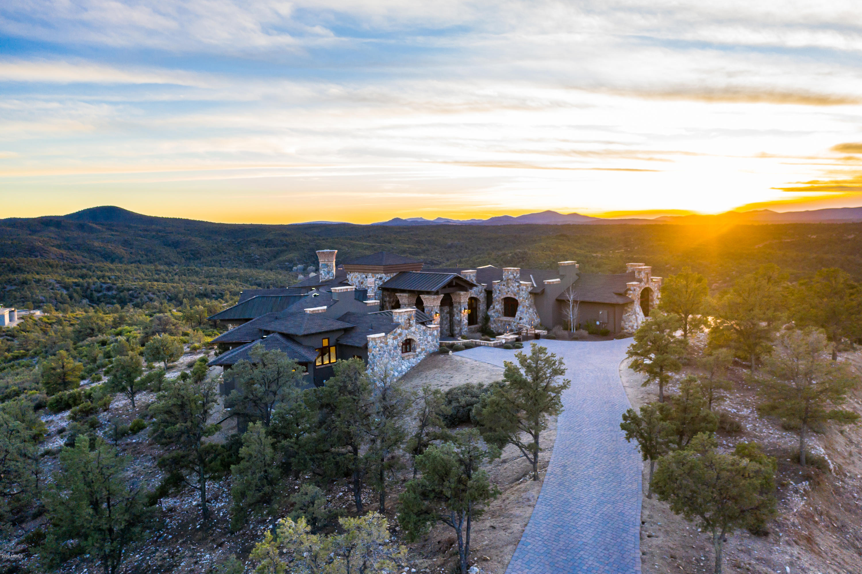 6785 West Almosta Ranch Road Prescott, AZ 86305 - Photo 2 of 48 002_02 Front Aerial View