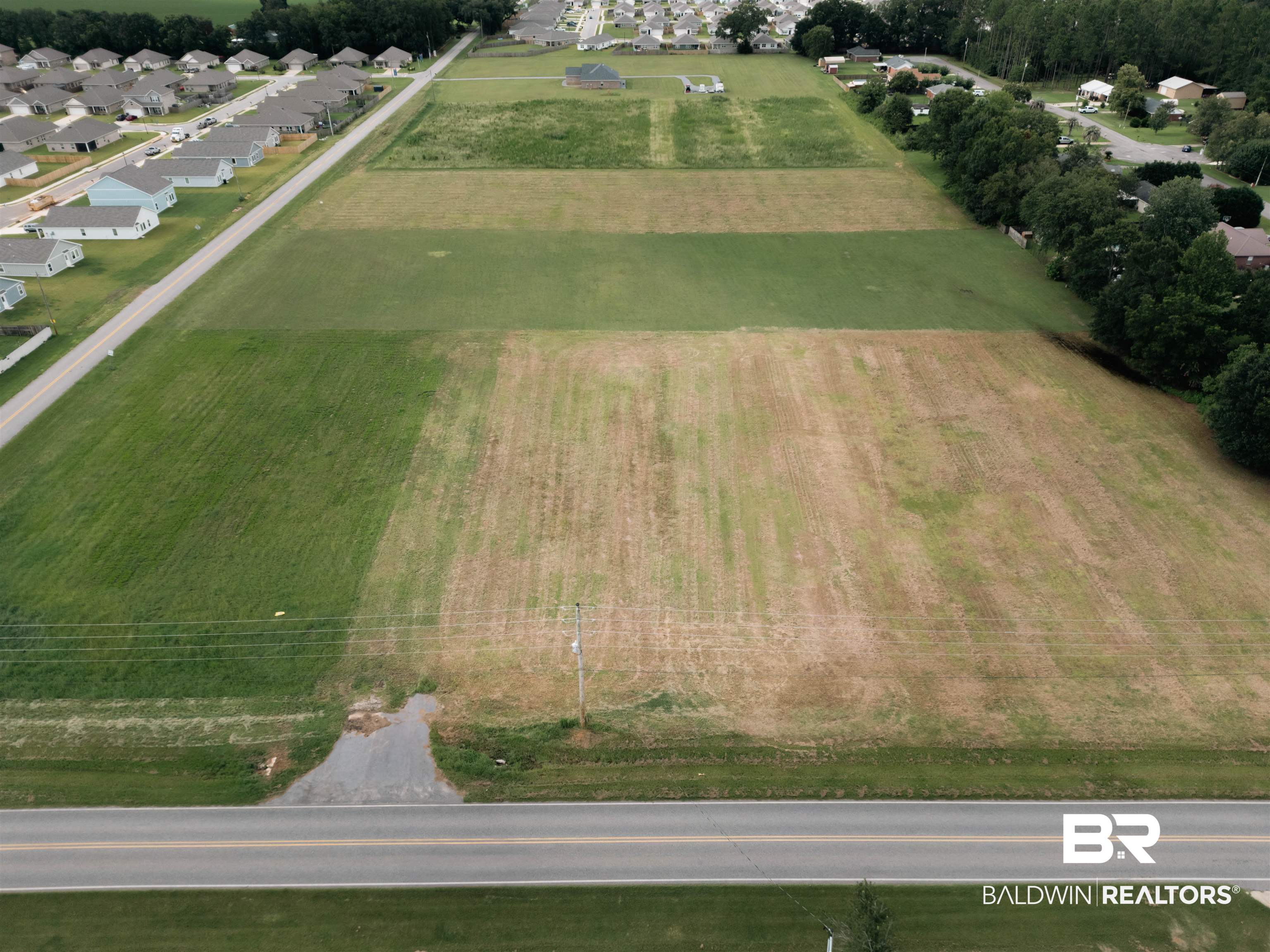 17127 East Thompson Road Robertsdale, AL 36567 - Photo 5 of 20 Aerial view of property and surrounding area