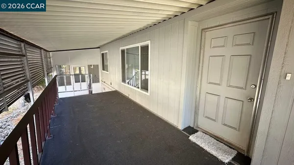 a view of a porch