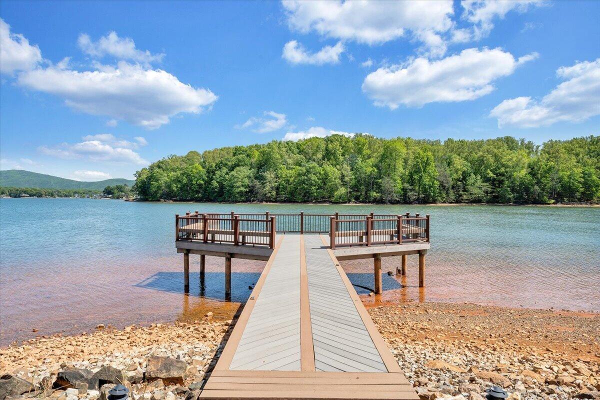 620 Monte Vista Road, Unit 602 Union Hall, VA 24176 - Photo 33 of 48 a view of a lake with sitting area