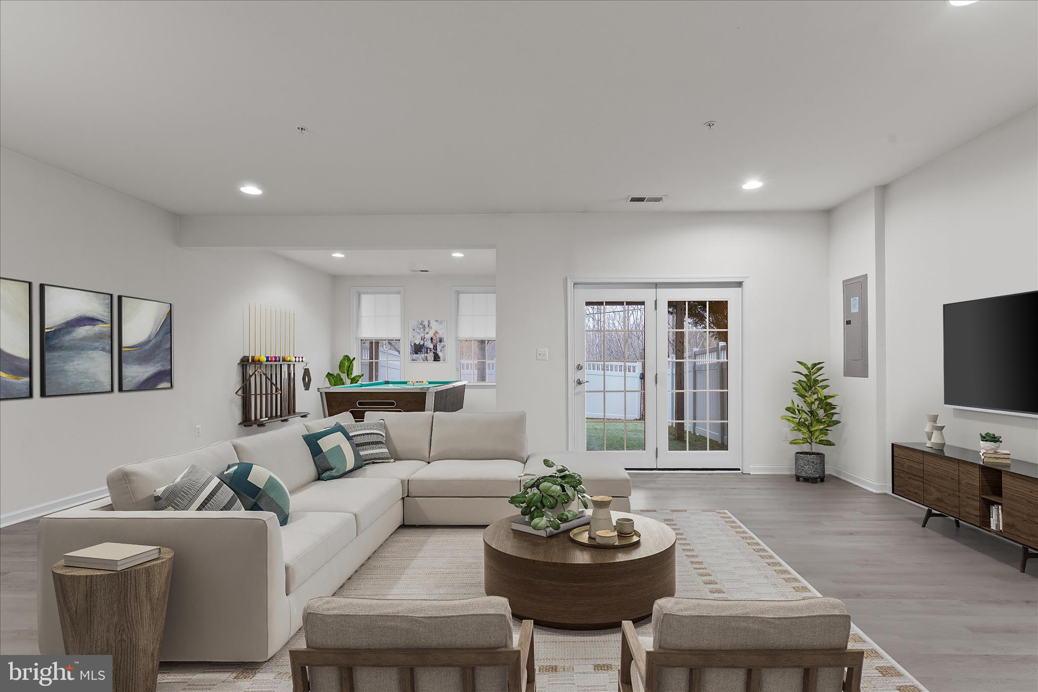 4025 Ranch Road Upper Marlboro, MD 20772 - Photo 37 of 50 Virtual Staging of walkout Basement