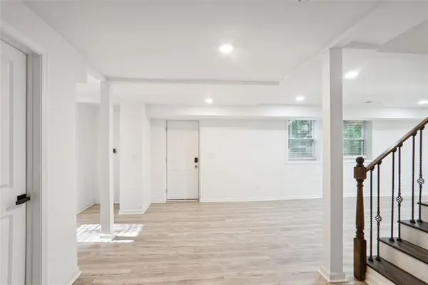 a view of an empty room