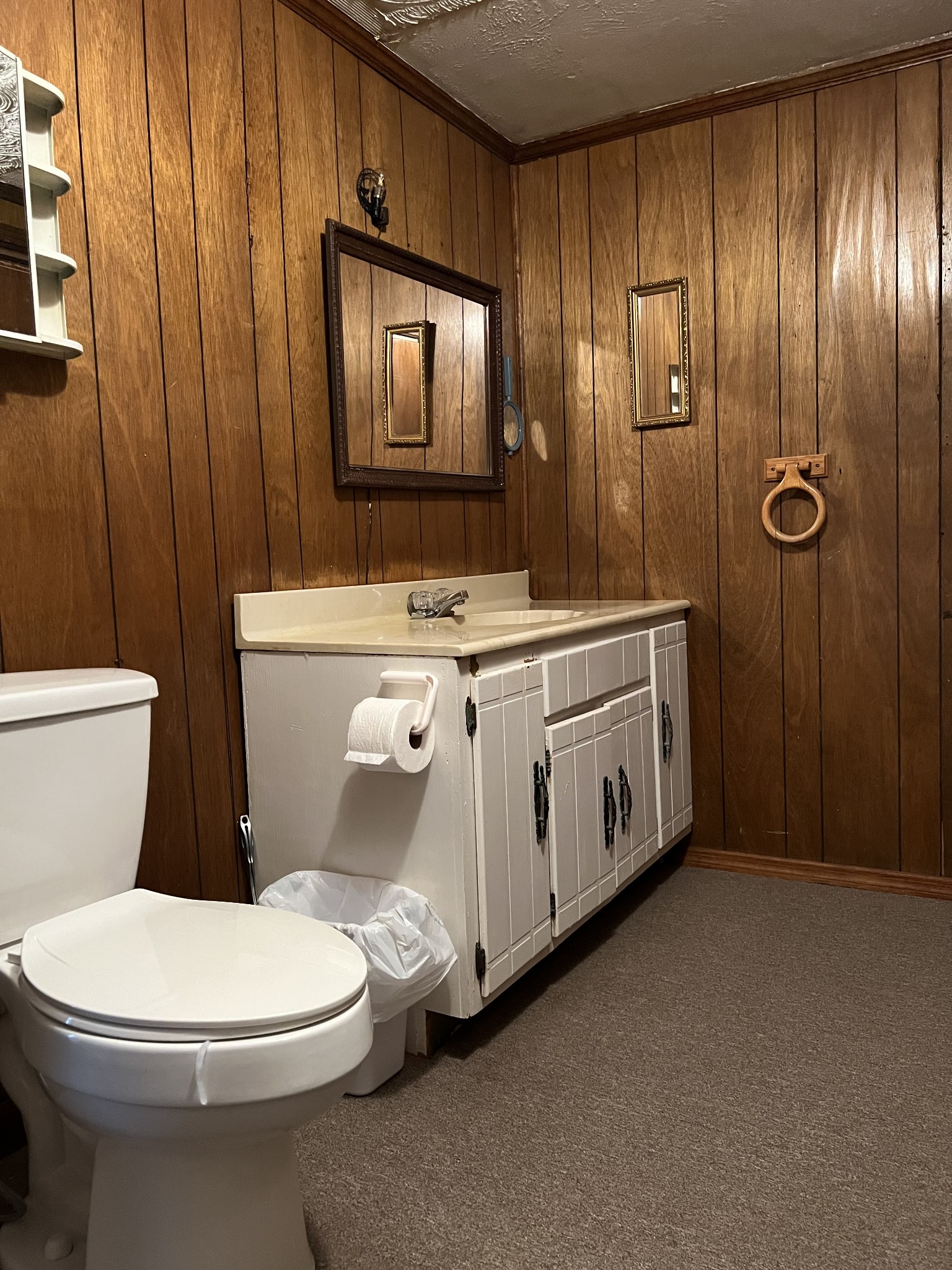272 Clubbs Road Portland, TN 37148 - Photo 17 of 29 a bathroom with a toilet a sink and mirror