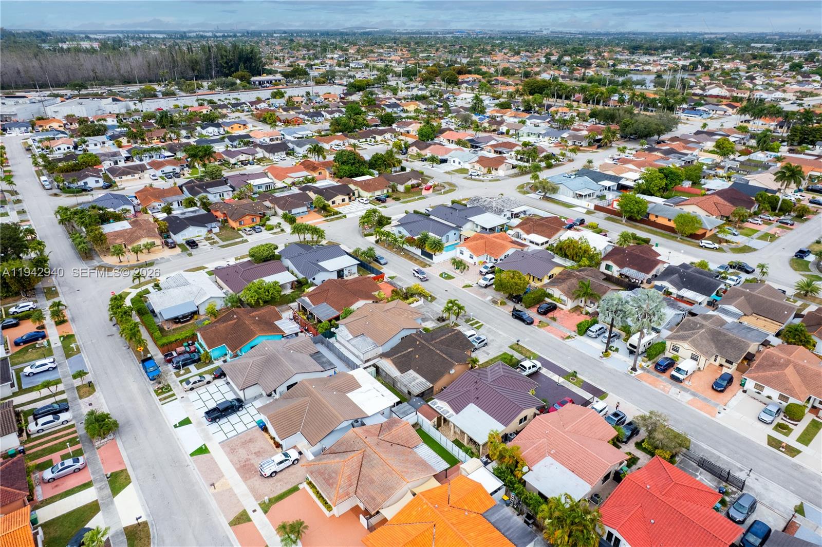 1142 Southwest 138th Court Miami, FL 33184 - Photo 48 of 50 an aerial view of residential building with an outdoor space