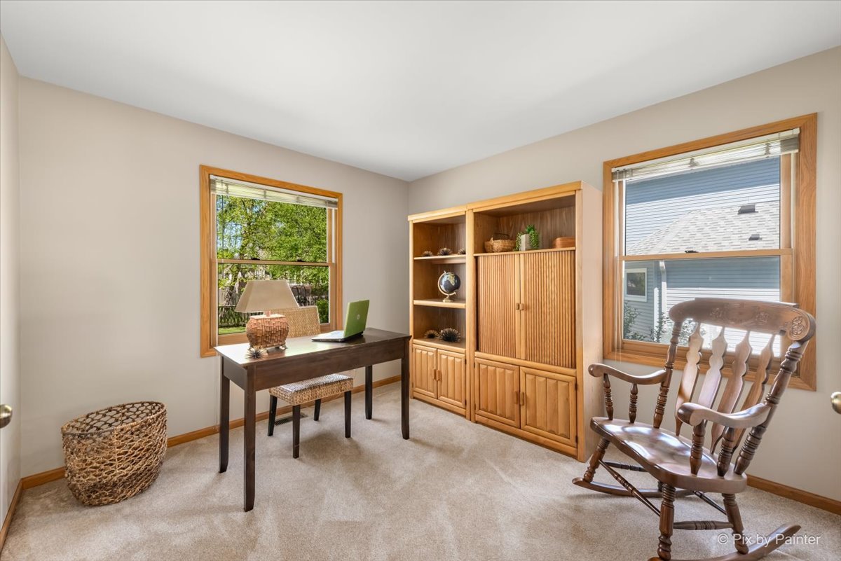 121 Hampton Street Cary, IL 60013 - Photo 24 of 56 a view of a workspace with furniture and a window