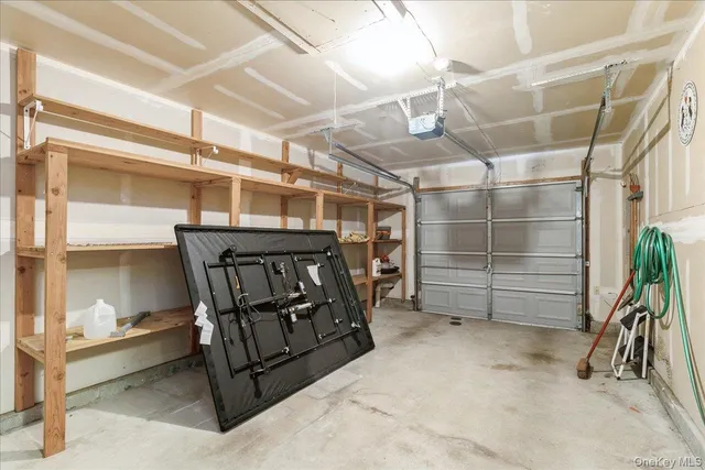 a view of a room with racks