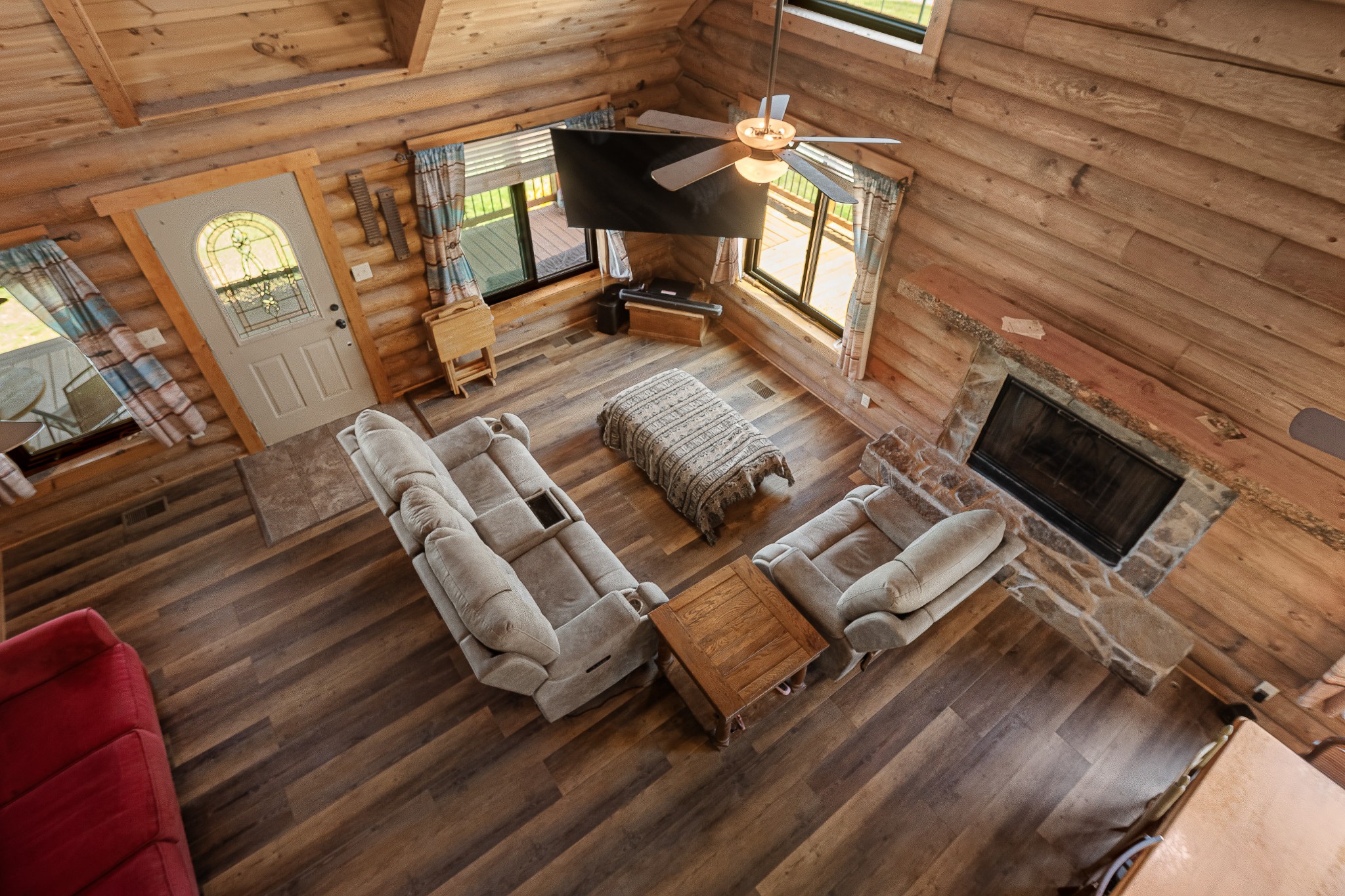 642 Beach Bottom Road Watertown, TN 37184 - Photo 22 of 48 a living room with furniture and a flat screen tv