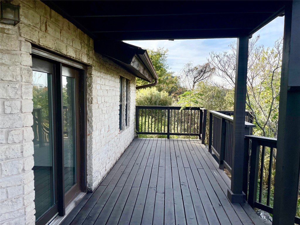 4324 Far W Boulevard Austin, TX 78731 - Photo 11 of 29 a view of a balcony with wooden floor