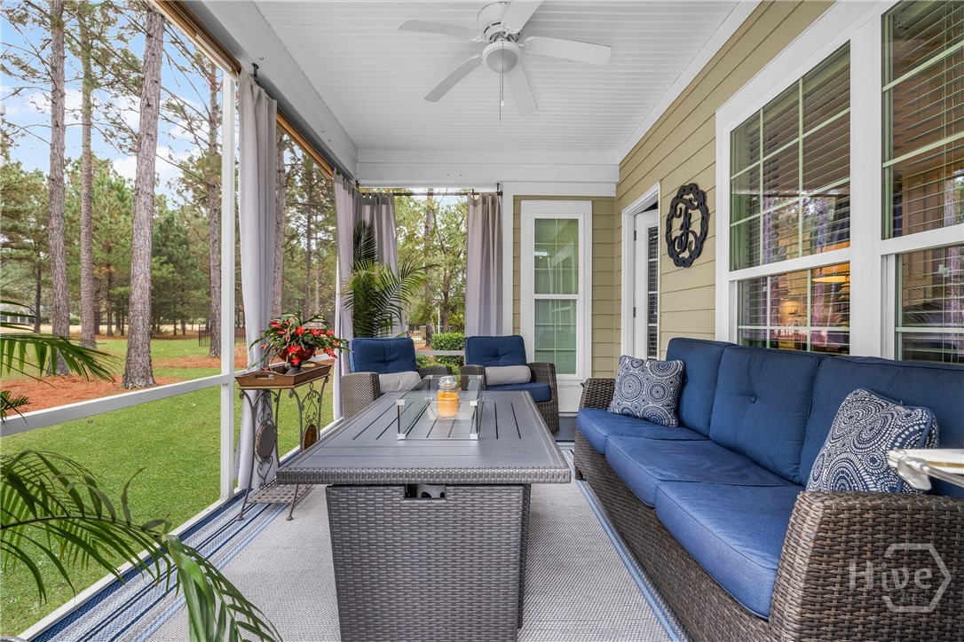 116 Sutton Lane Pooler, GA 31322 - Photo 36 of 53 Screened In Porch