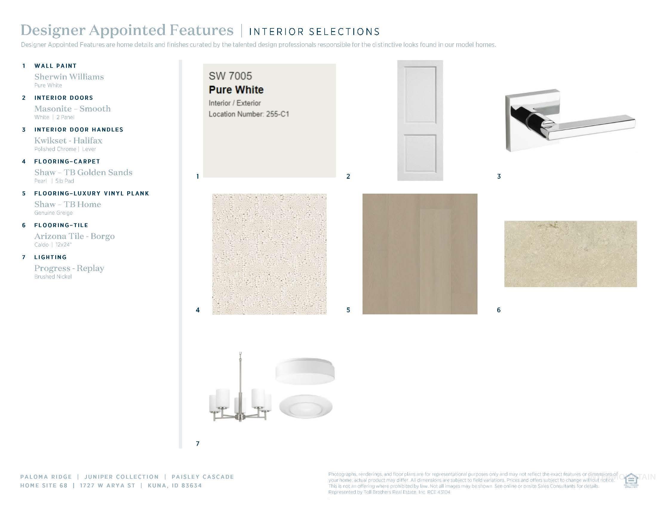 1727 West Arya Street Kuna, ID 83634 - Photo 13 of 18 View of a document with a collage of images