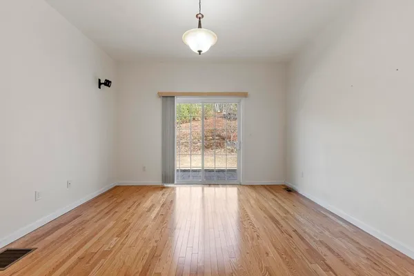 a view of a door of the house